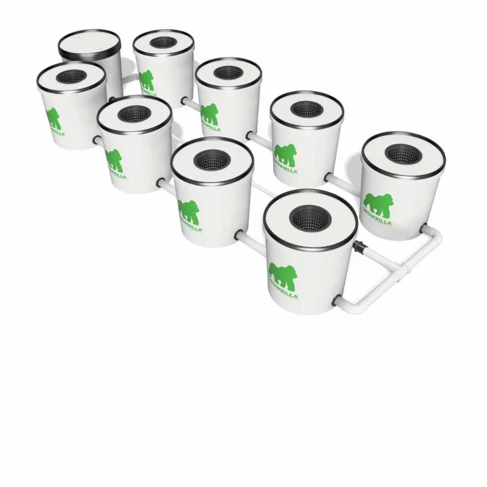 Aquaponic Design RDWC impianto idroponico da 1 a 18 vasi