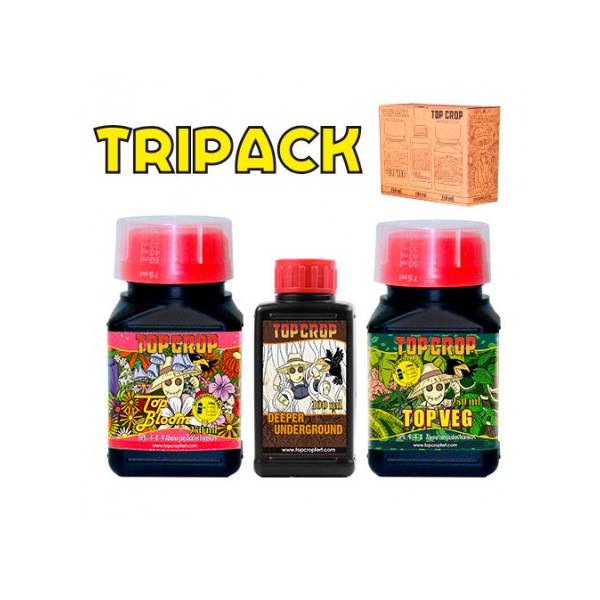 Top Crop TriPack fertilizzante 250+250+100 ml crescita-fioritura