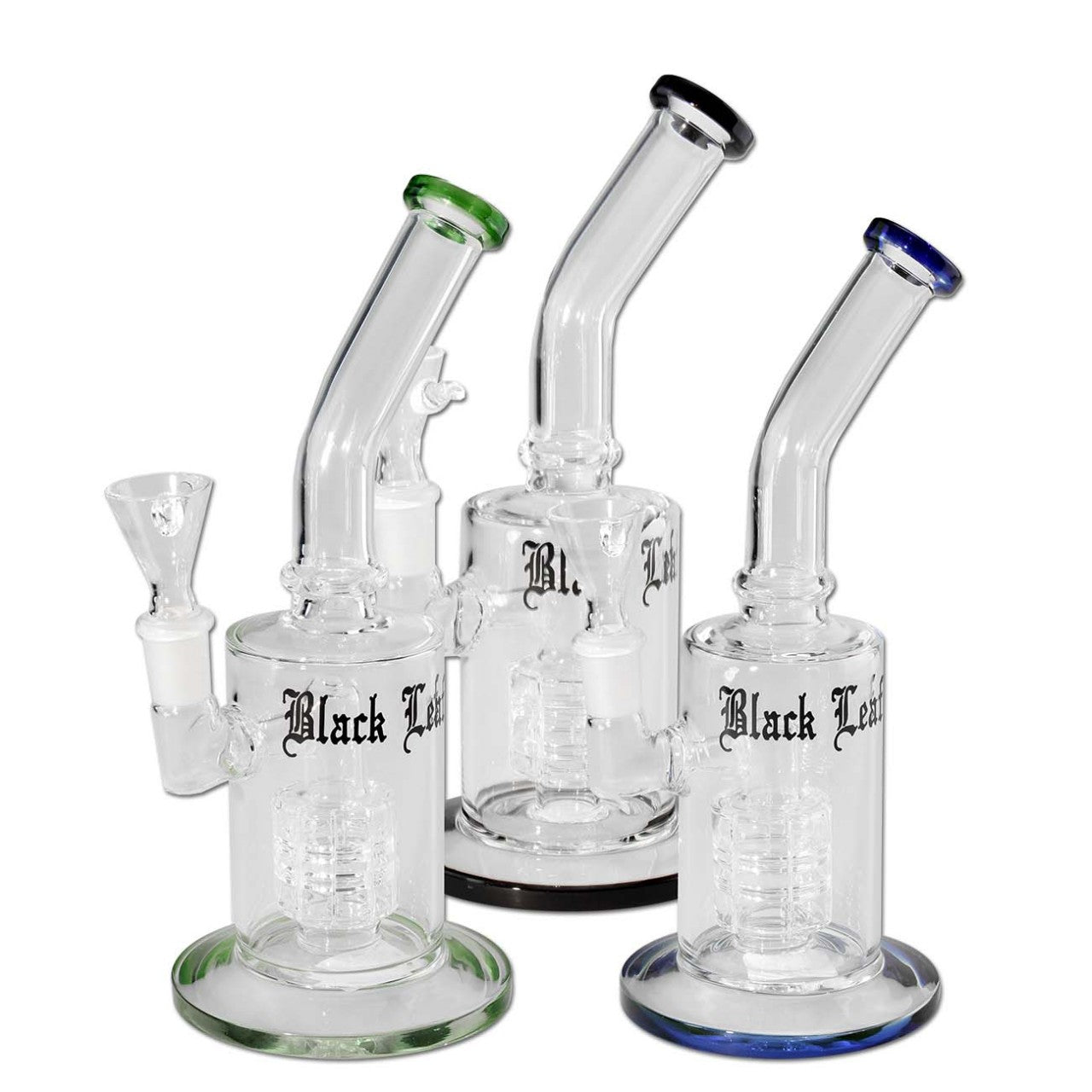 Black Leaf Parafernalia Black Leaf Bubbler with Drum Percolator bubbler