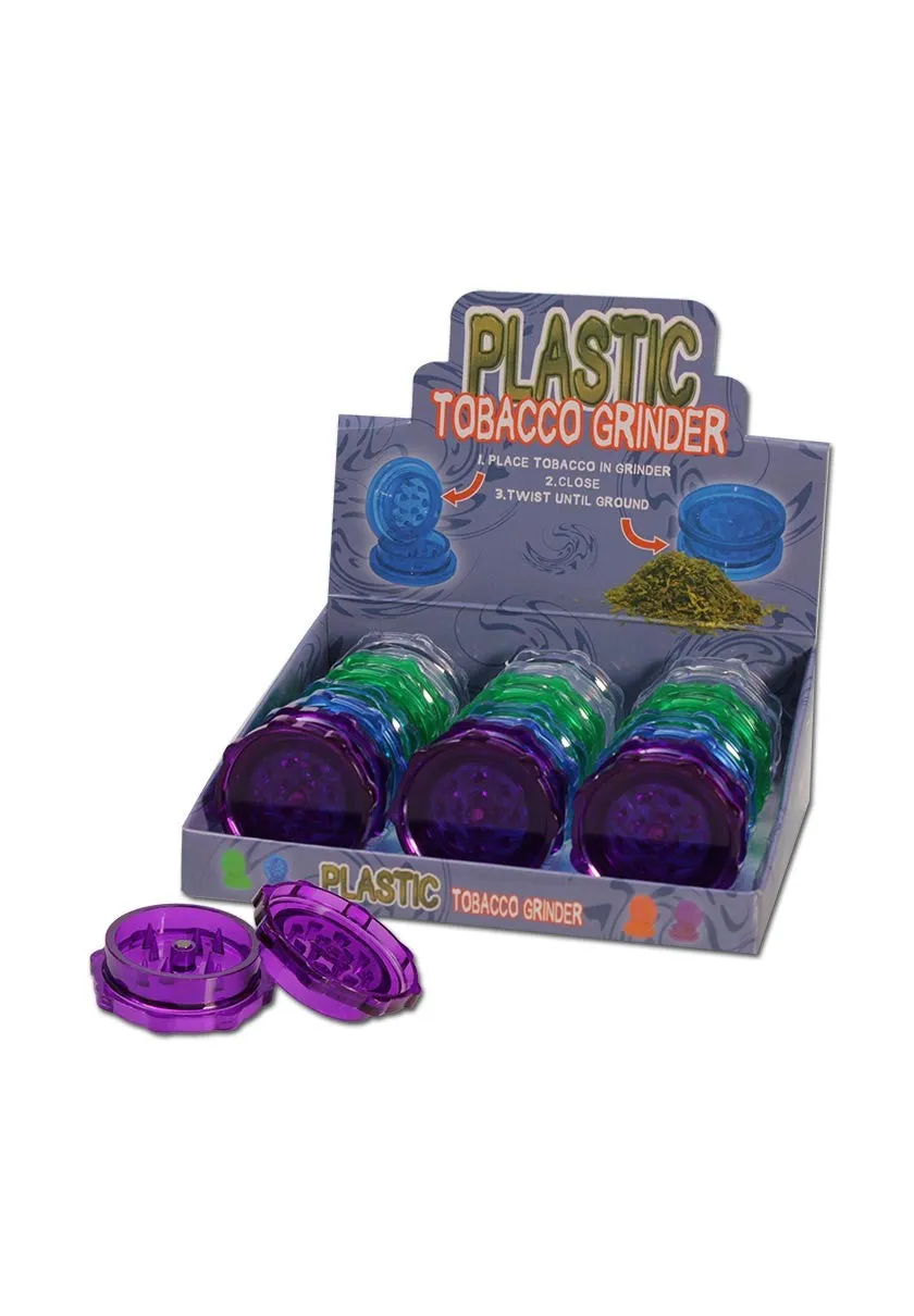 Grinder 2tlg. Plastik coloured grinder in plastica 5 pezzi