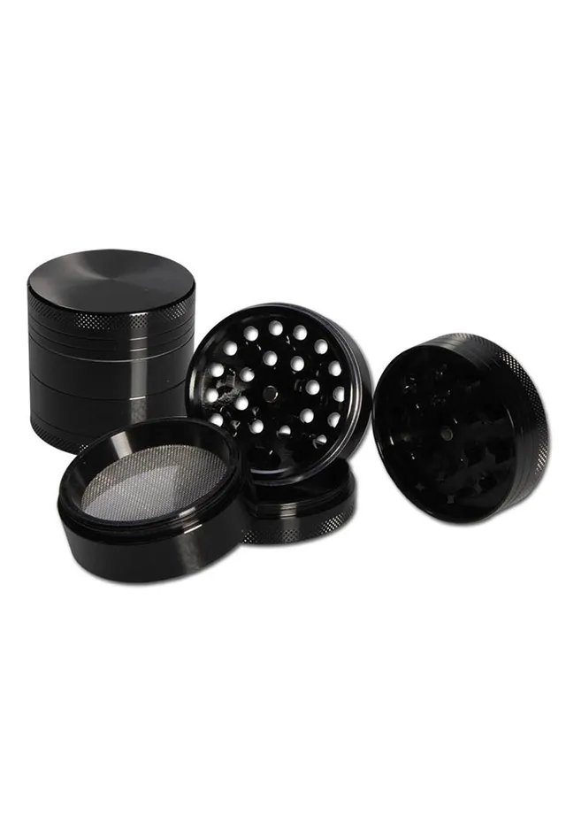 Plantadiscount Parafernalia Grinder in alluminio in 4 parti concavo anodizzato grinder