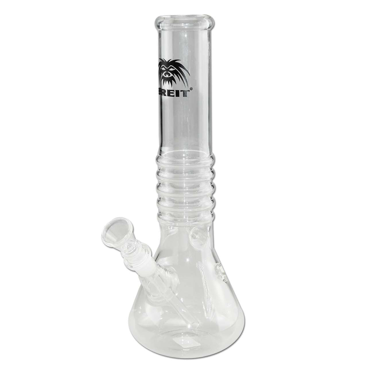 BREIT Ice Bong grooved Tube bong con camera per ghiaccio in borosilicato