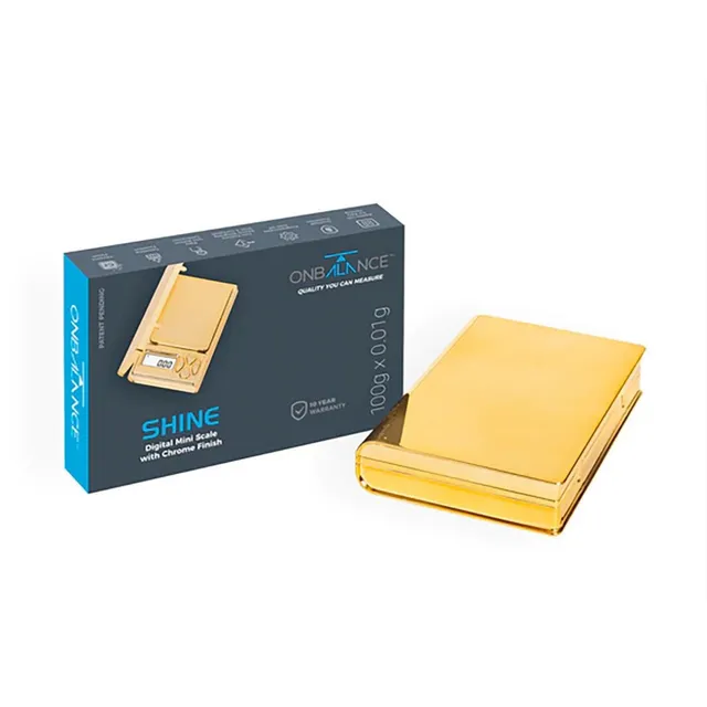 ONBALANCE SH-100-GO bilancia digitale cromata 100 g