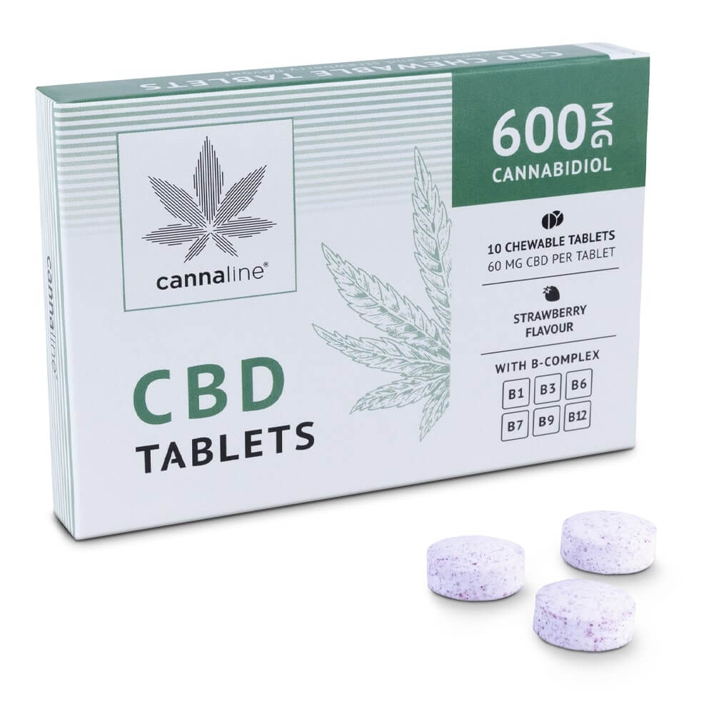 Cannaline Compresse masticabili con CBD compresse 600, 1200 o 1800 mg