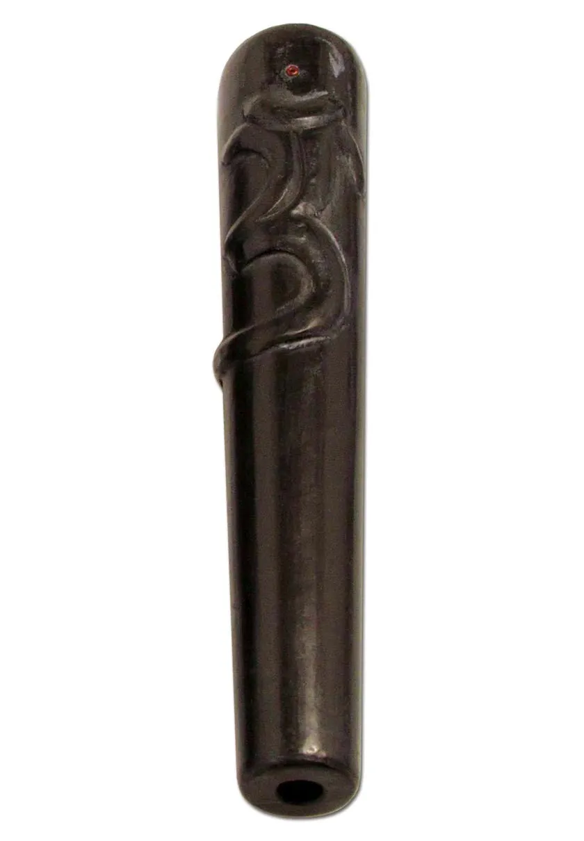 Plantadiscount Parafernalia Ceramic Chillum Om Shiva chillum in ceramica