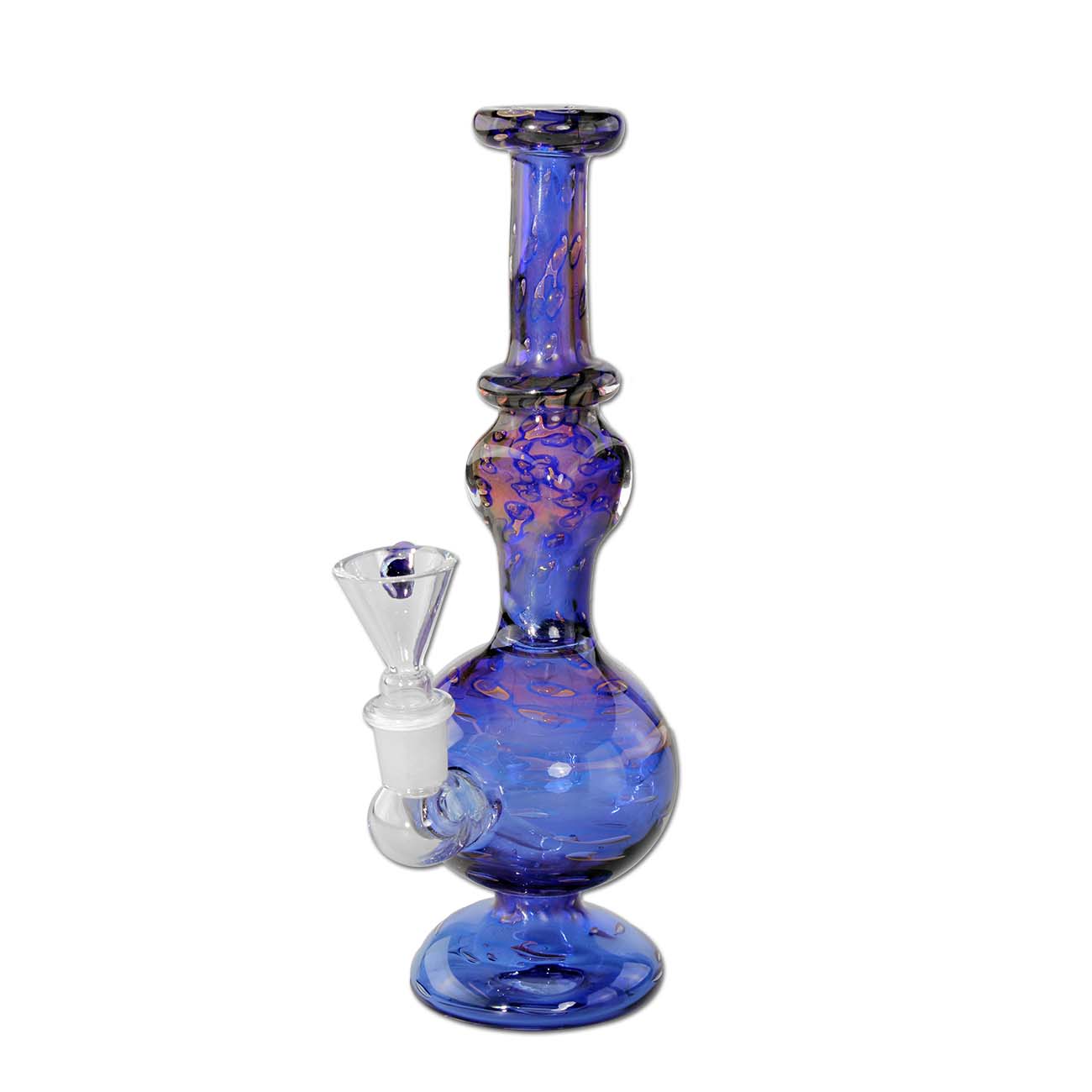 Plantadiscount Parafernalia Mini Glass Bong bong blu in borosilicato