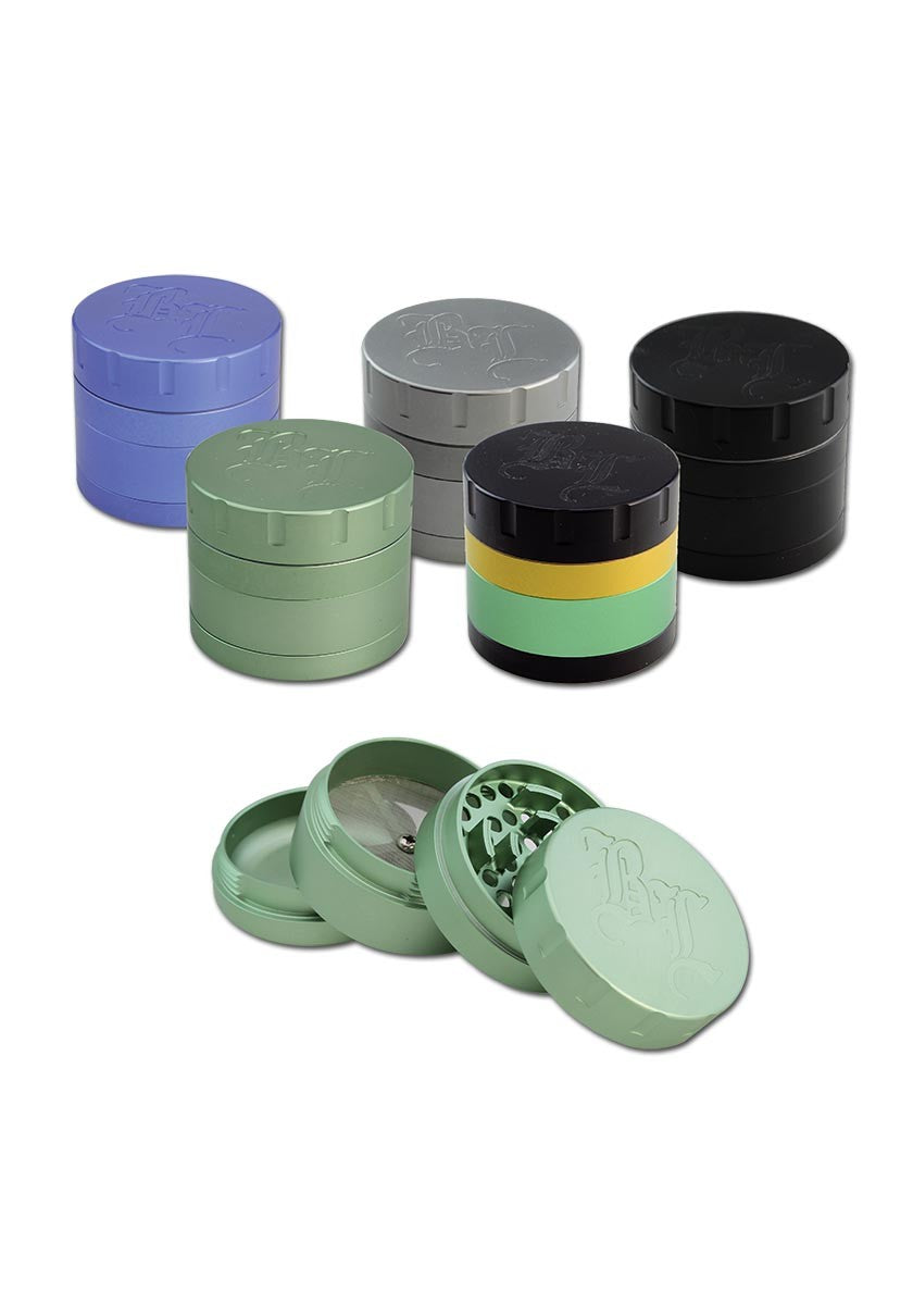Black Leaf Parafernalia BL Startrails Aluminium Grinder 4-part anodizzato