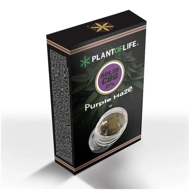 Plantadiscount Cbd SOLID CBG 27% PURPLE HAZE 1G - VENDING solido 1 g