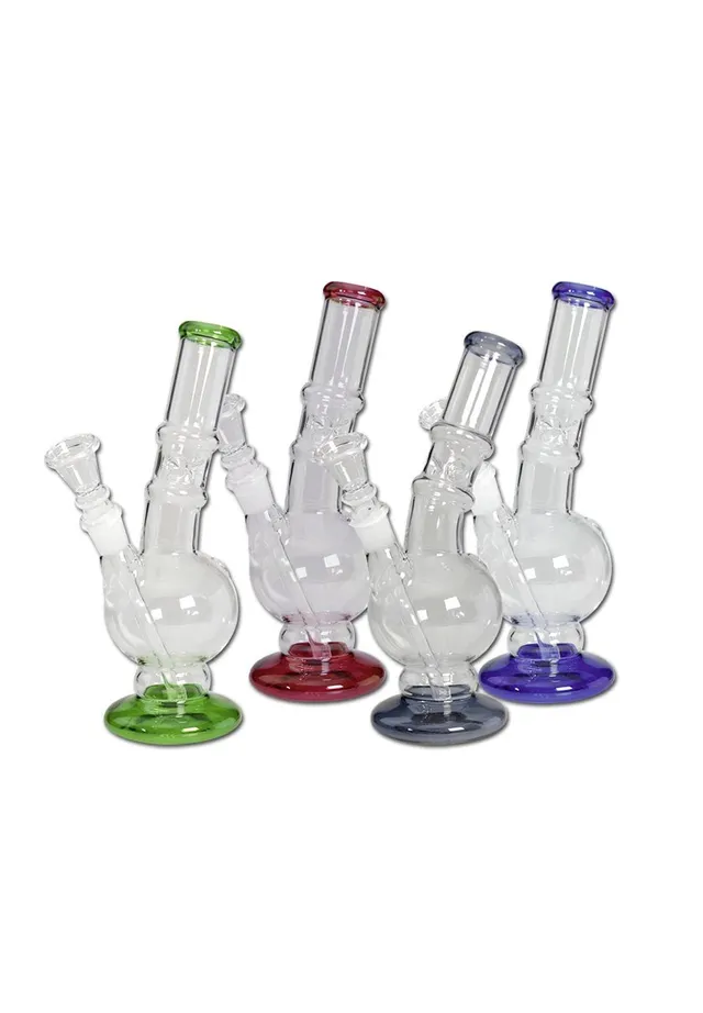 Glass Icebong mini Various Colours bong con tacche per ghiaccio
