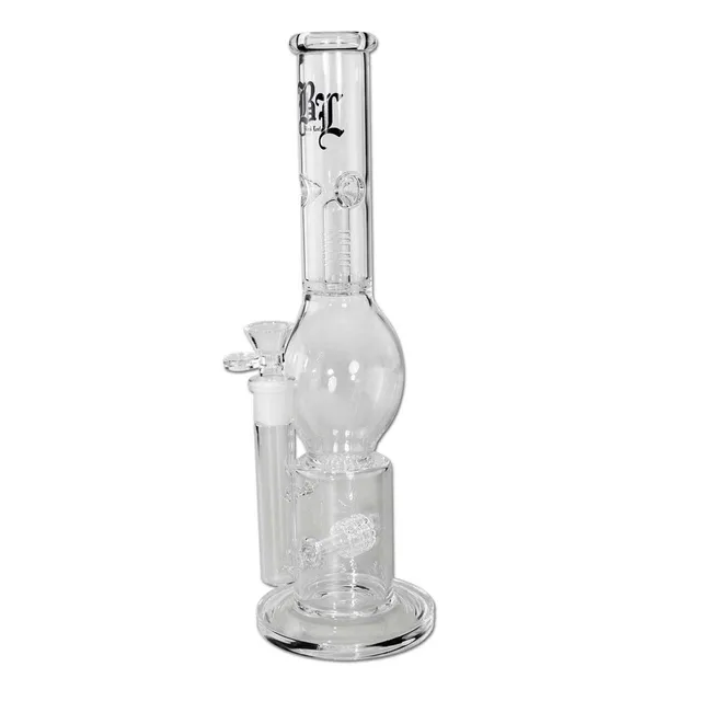 Black Leaf Parafernalia BL Ice Bong Drum Percolator and HoneyComb bong