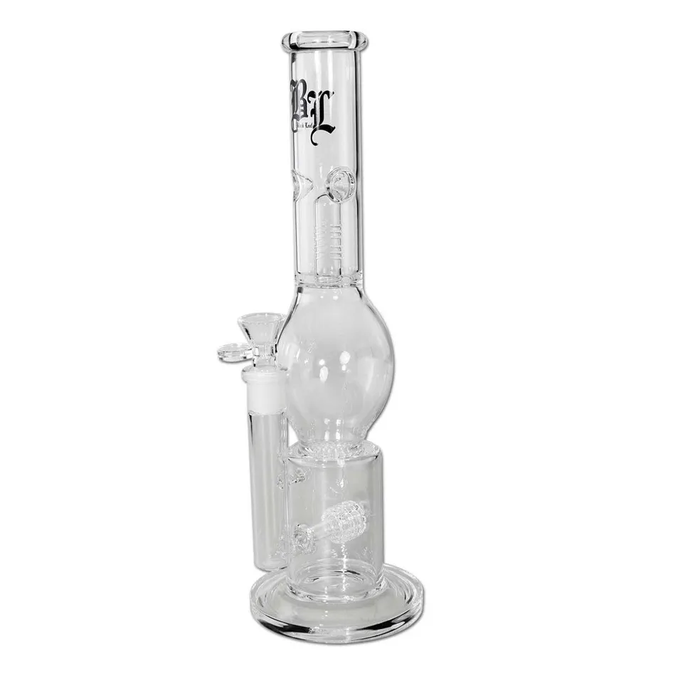 Black Leaf Parafernalia BL Ice Bong Drum Percolator and HoneyComb bong