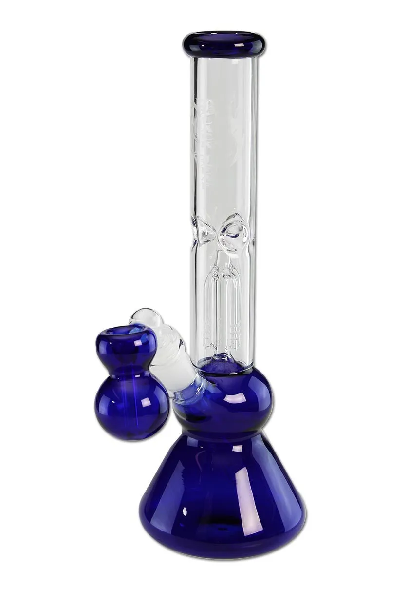 Black Leaf Parafernalia Fly Ice Bong 4-Arm Percolator bong con precooler
