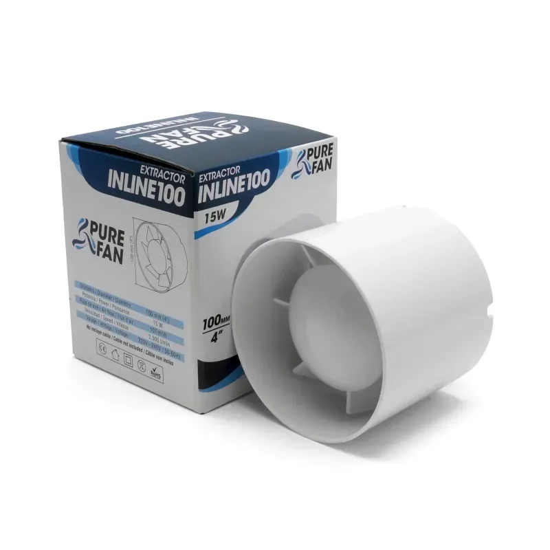 Pure Tent Controllo del clima Estrattore Pure Fan Inline aspiratore in linea