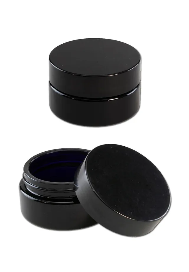Miron Violet Glass Wideneck Jars wide 50ml barattolo in vetro violetto