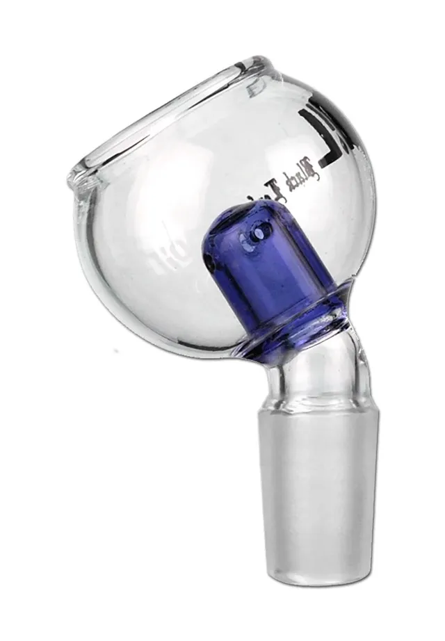 Black Leaf Oil Bowl braciere per bong blu