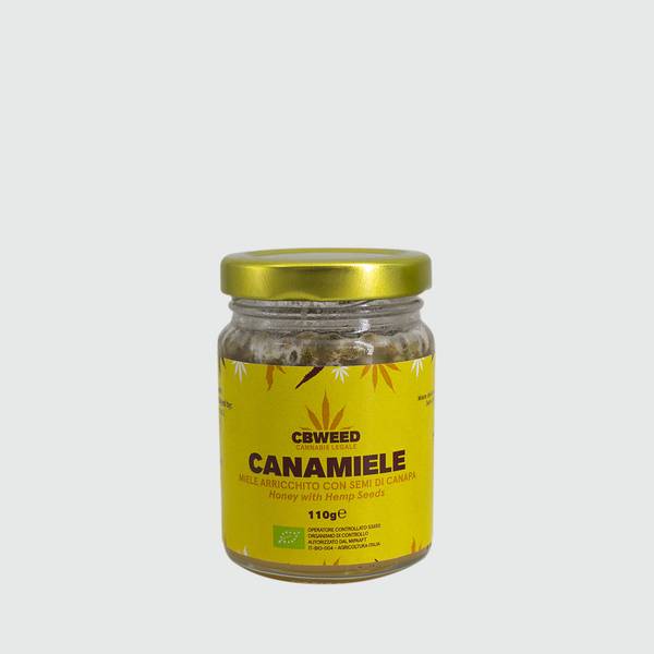 CBWEED Canamiele con semi di canapa 110 g biologico