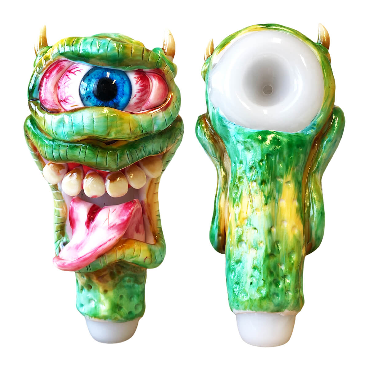 Plantadiscount Parafernalia Pipa in Vetro Monster Edition Deviated Lizard 15cm