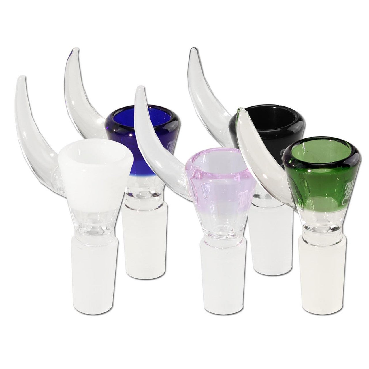 Black Leaf BL Herb Bowl with Horn braciere in vetro SG 14