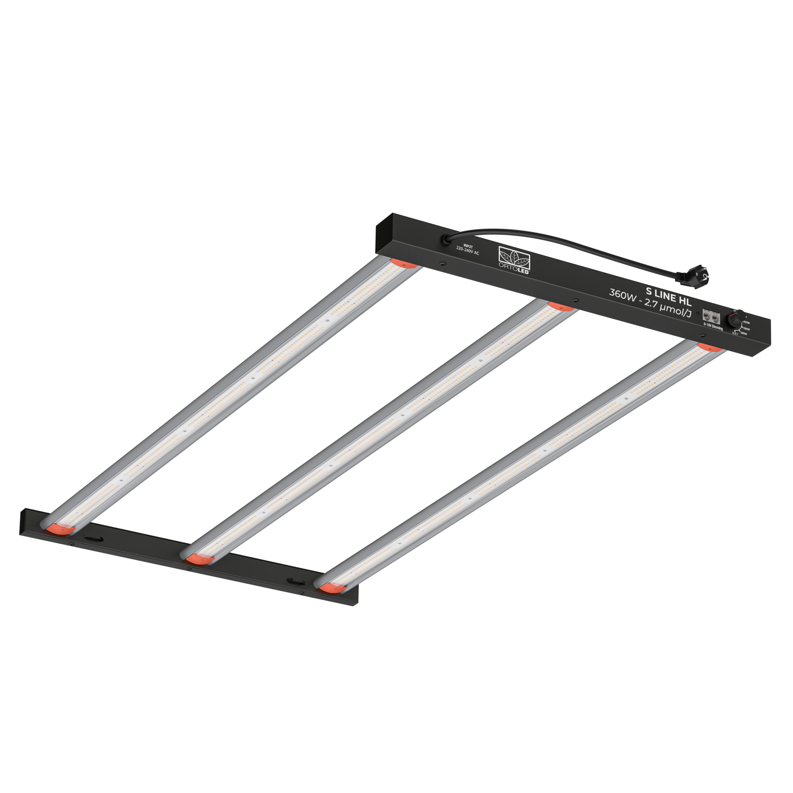 Ortoled S Line HL Bar Light lampada LED 360W 60x120 cm 2,7 µmol/J