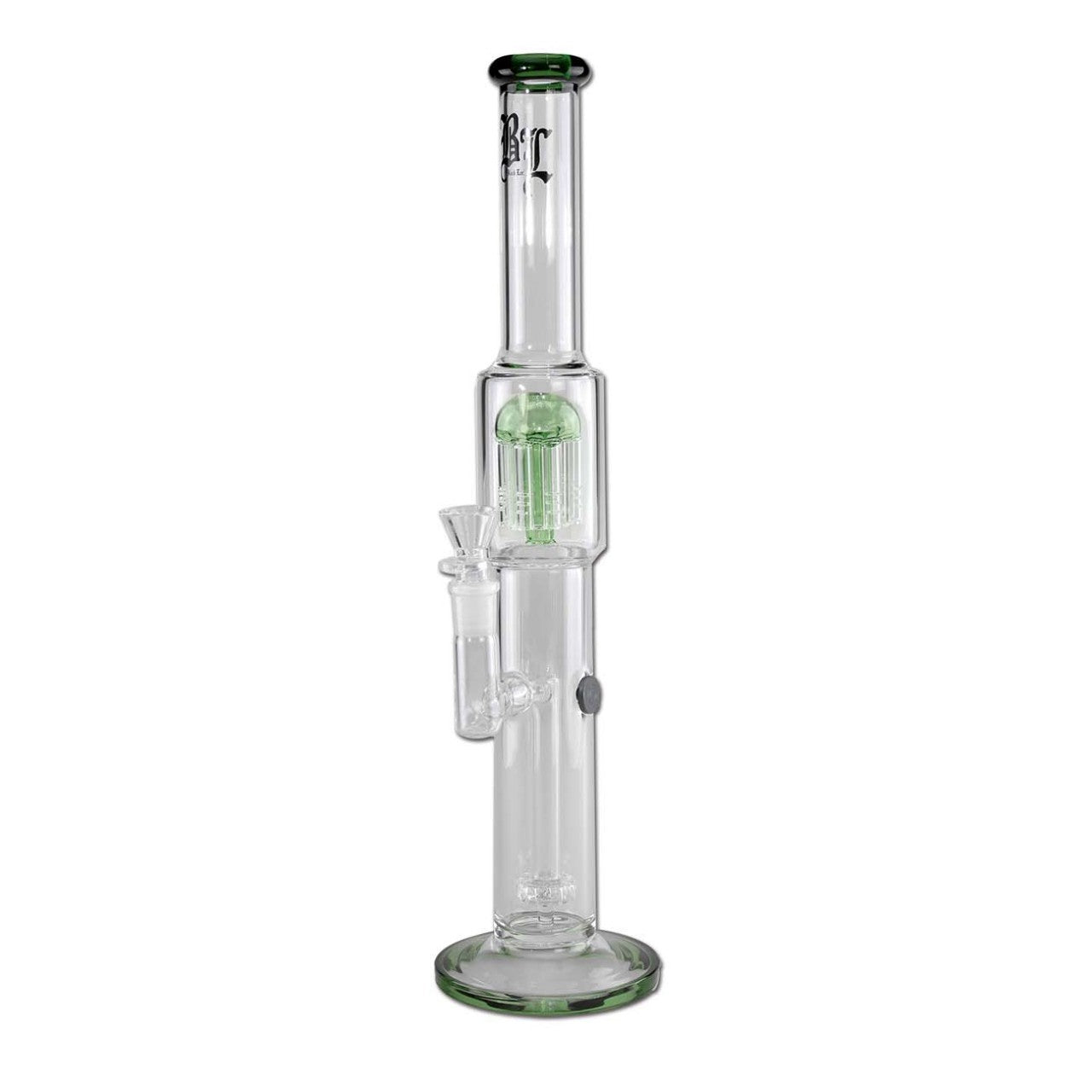 Black Leaf Tamburo per Bong in Vetro + Percolatrice bong