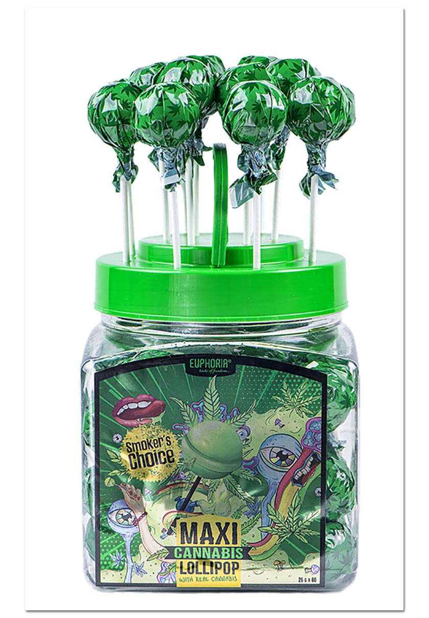 Plantadiscount Alimenti Euphoria Lollipops Cannabis lecca-lecca senza THC