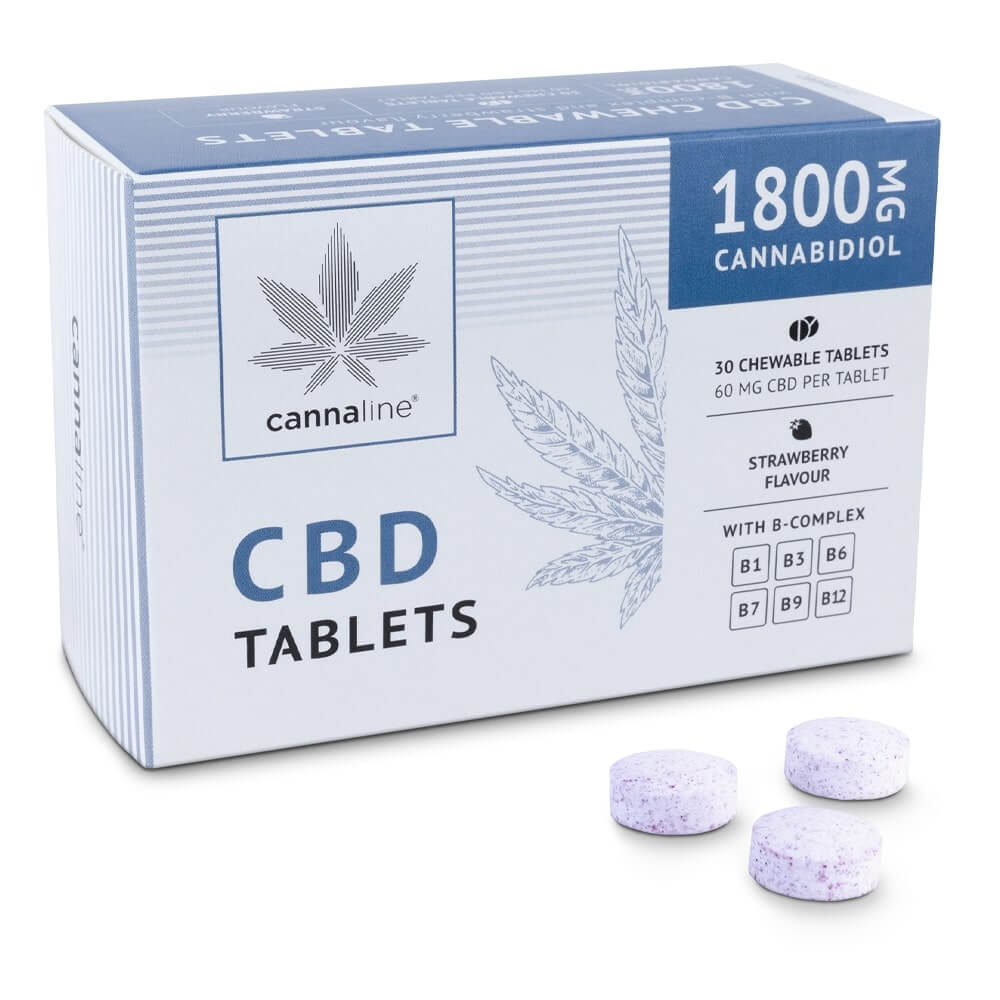 Cannaline Compresse masticabili con CBD compresse 600, 1200 o 1800 mg