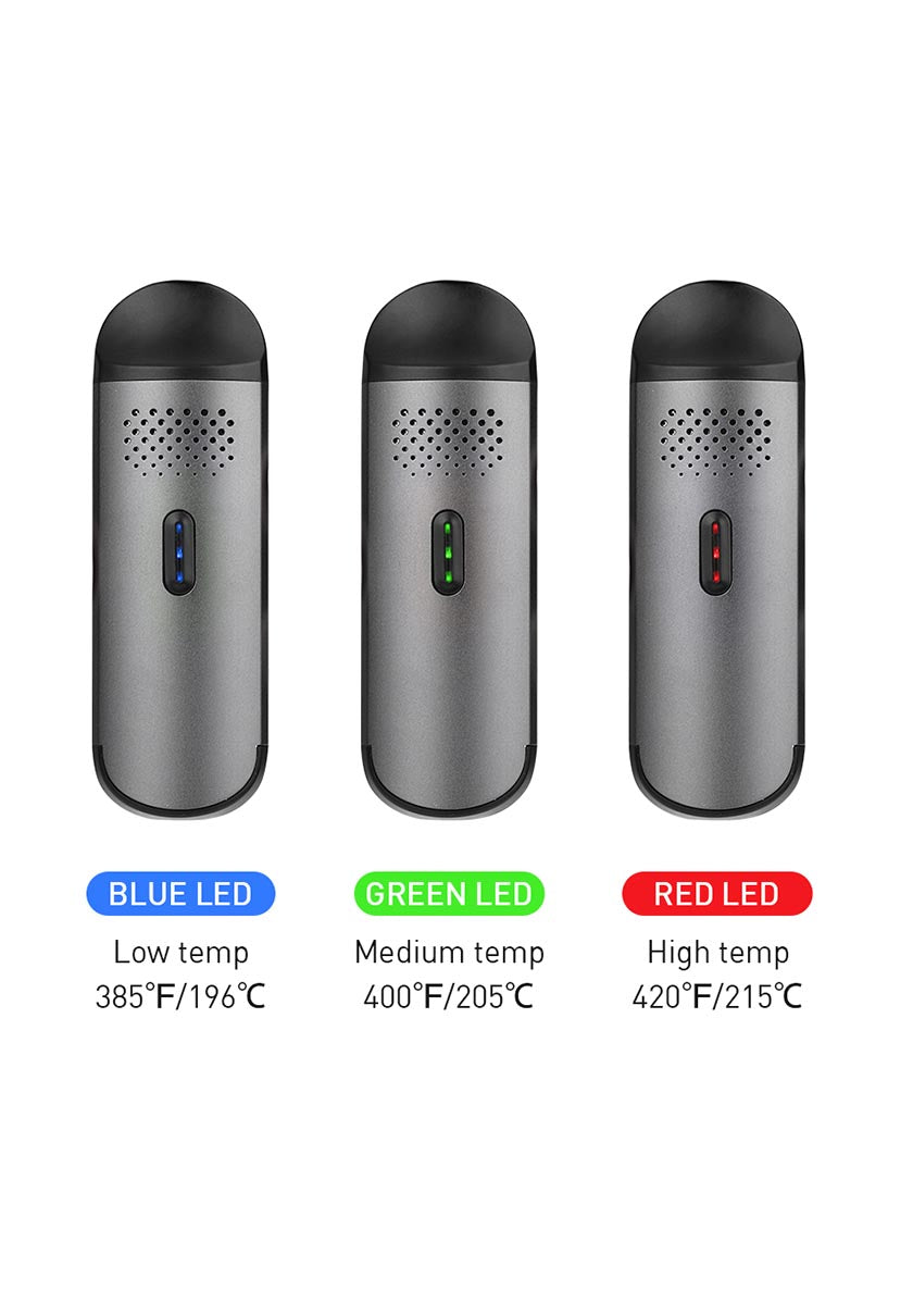 Flowermate CAP vaporizzatore nero, grigio o blu 950 mAh