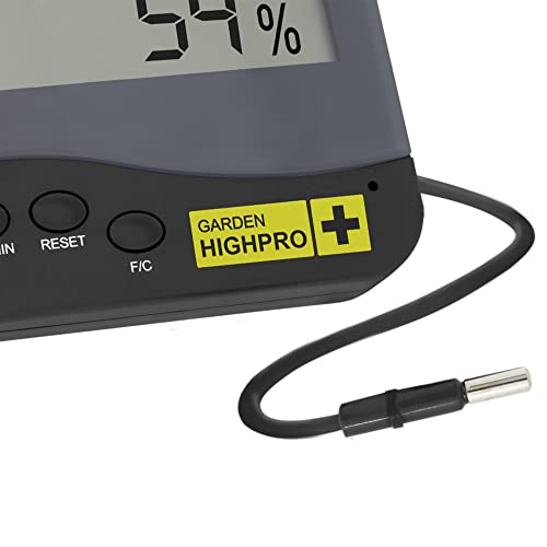 Garden HighPro THERMO-HYGROMETERS AND TIMERS Premium termoigrometro con sonda