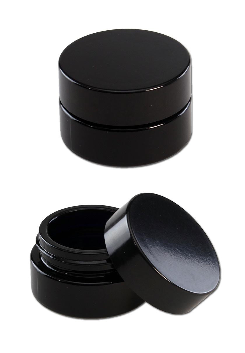 Plantadiscount Parafernalia Miron Violet Glass Wideneck Jars wide 15ml barattolo 15 ml ermetico