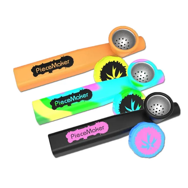 PieceMaker Kazili pipe in silicone colore assortito resistente al calore