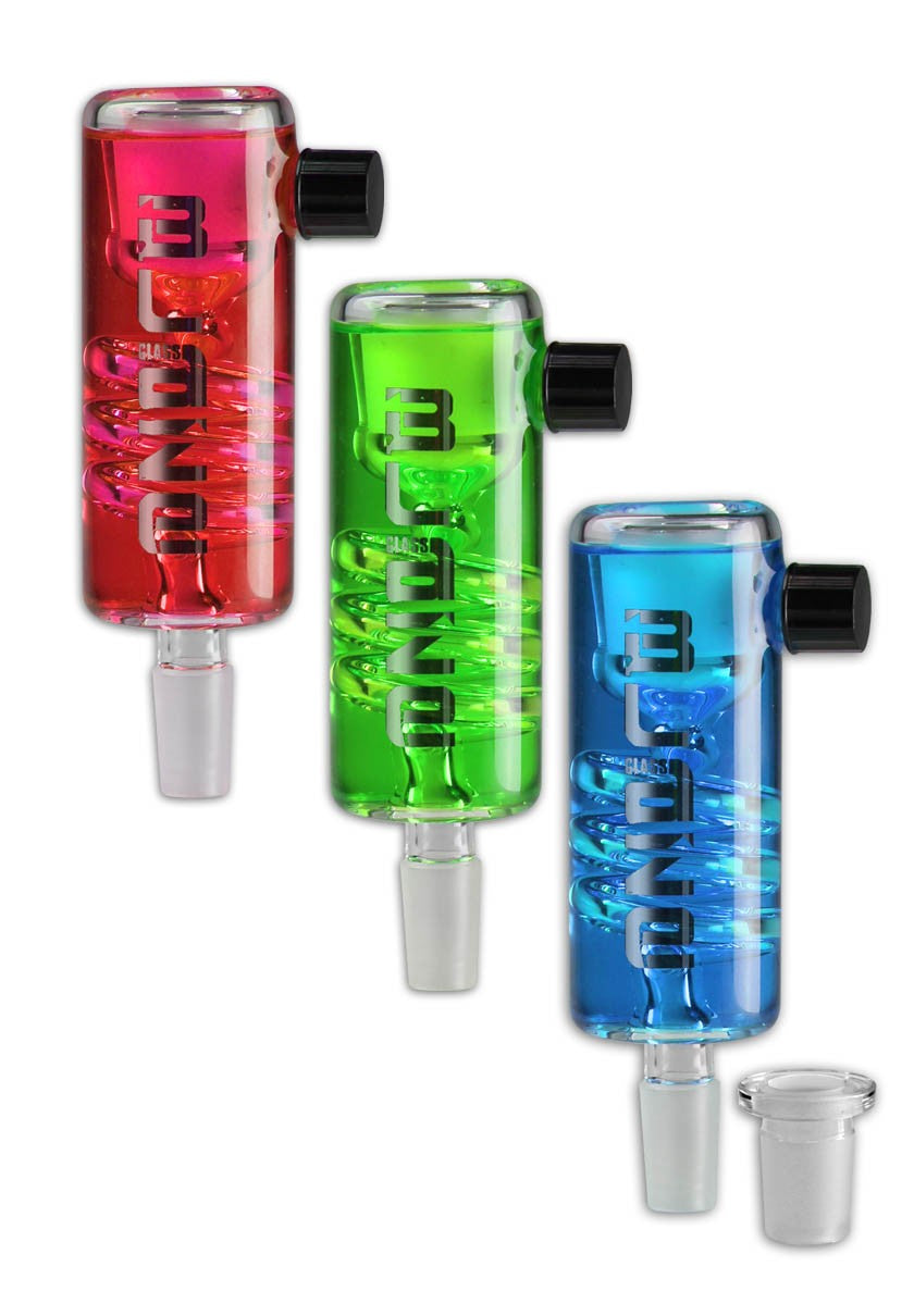 BLAZE Parafernalia Spiral Pre-Cooler w. Cooling Liquid precooler per bong