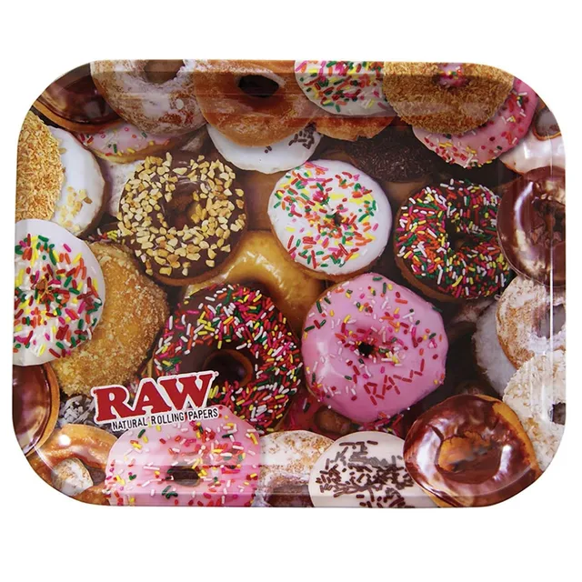 RAW Parafernalia Donut vassoio rolling L in metallo antiaderente