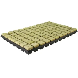 Aquaponic Design Substrati Cubetti di lana di roccia 40 mm 77 pezzi idroponica