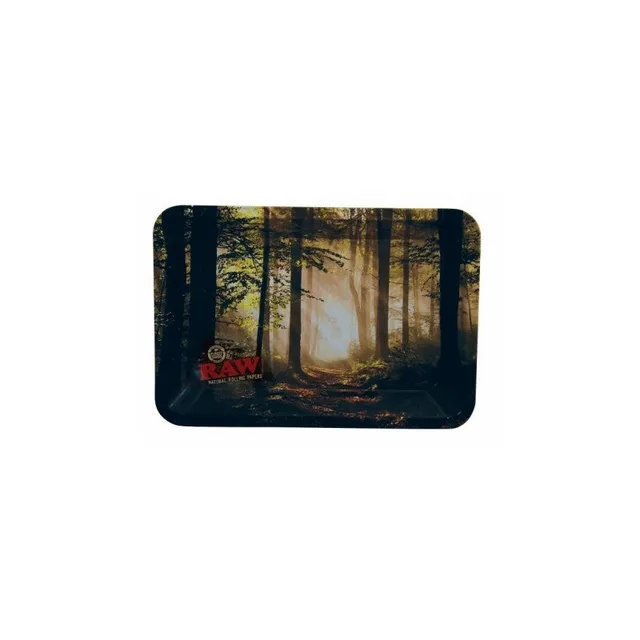 RAW Parafernalia VASSOIO RAW PER ROLLARE - FORESTA - MINI vassoio 18 x 12,5 cm
