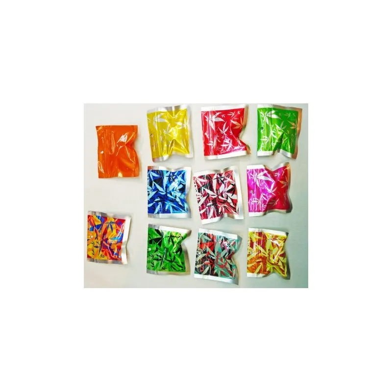 Plantadiscount Parafernalia BUSTA ALUMINIO CON ZIP busta 12 x 10 cm Camo Foglia 10 pezzi