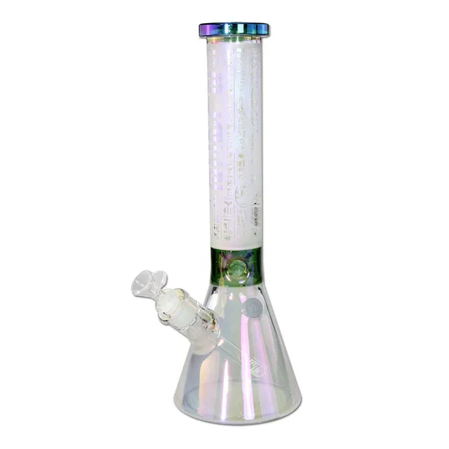 BLAZE GLASS Sphinx Beaker Bong Ice bong 7 mm ghiaccio