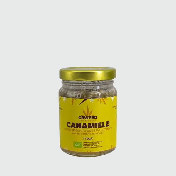 CBWEED Canamiele con semi di canapa 110 g biologico