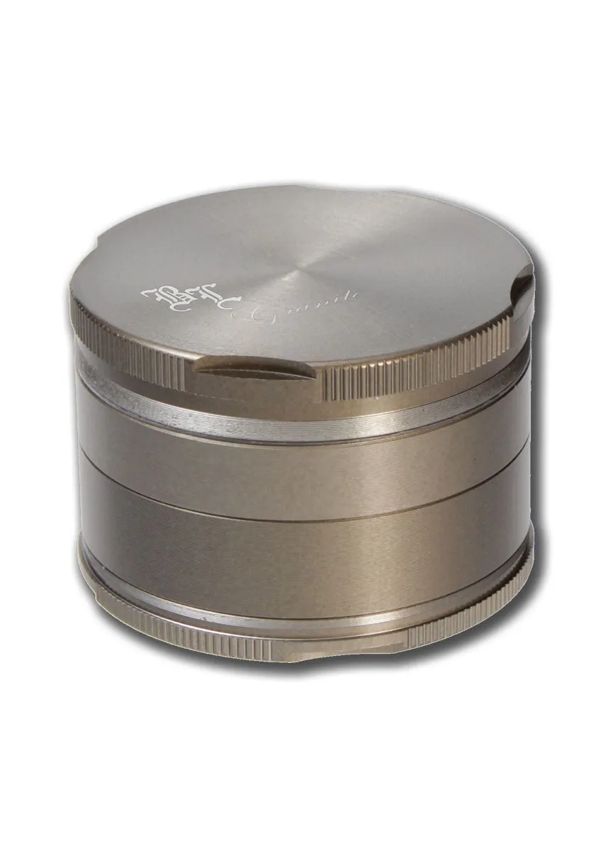 Black Leaf BL New Edge Granite Grinder 4-part in alluminio anodizzato