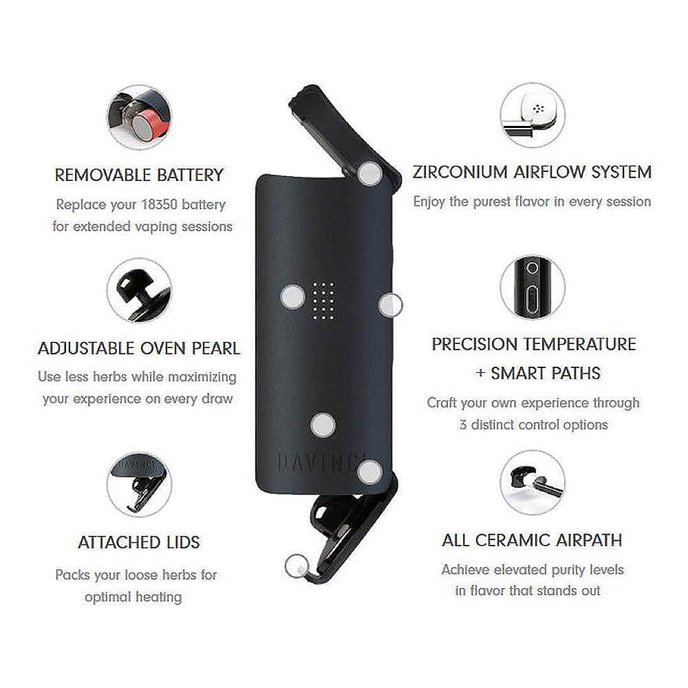 DaVinci Miqro vaporizzatore portatile colori disponibili