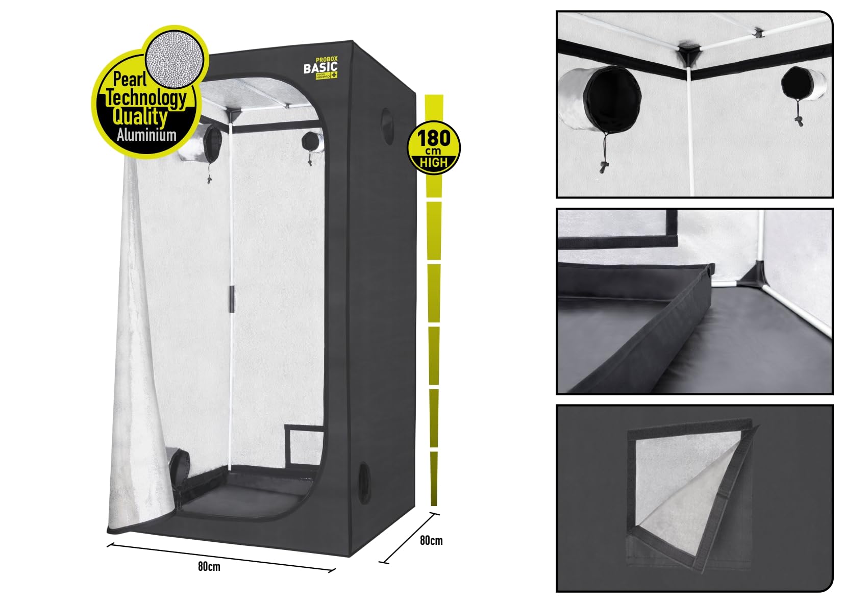 Garden HighPro GROWKIT 80H kit coltivazione indoor 80 x 80 cm LED 150W