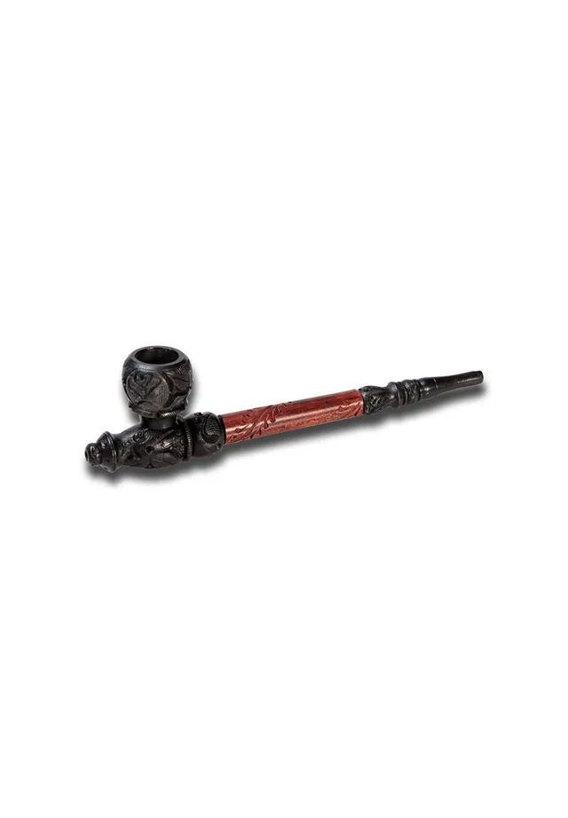 Smoking Pipe carved wood pipa in legno intagliato