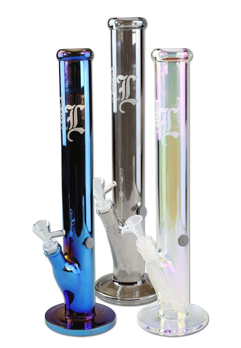 Black Leaf Neverland bong cilindrico in vetro 5 mm