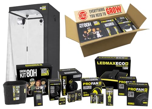 Garden HighPro GROWKIT 80H kit coltivazione indoor 80 x 80 cm LED 150W