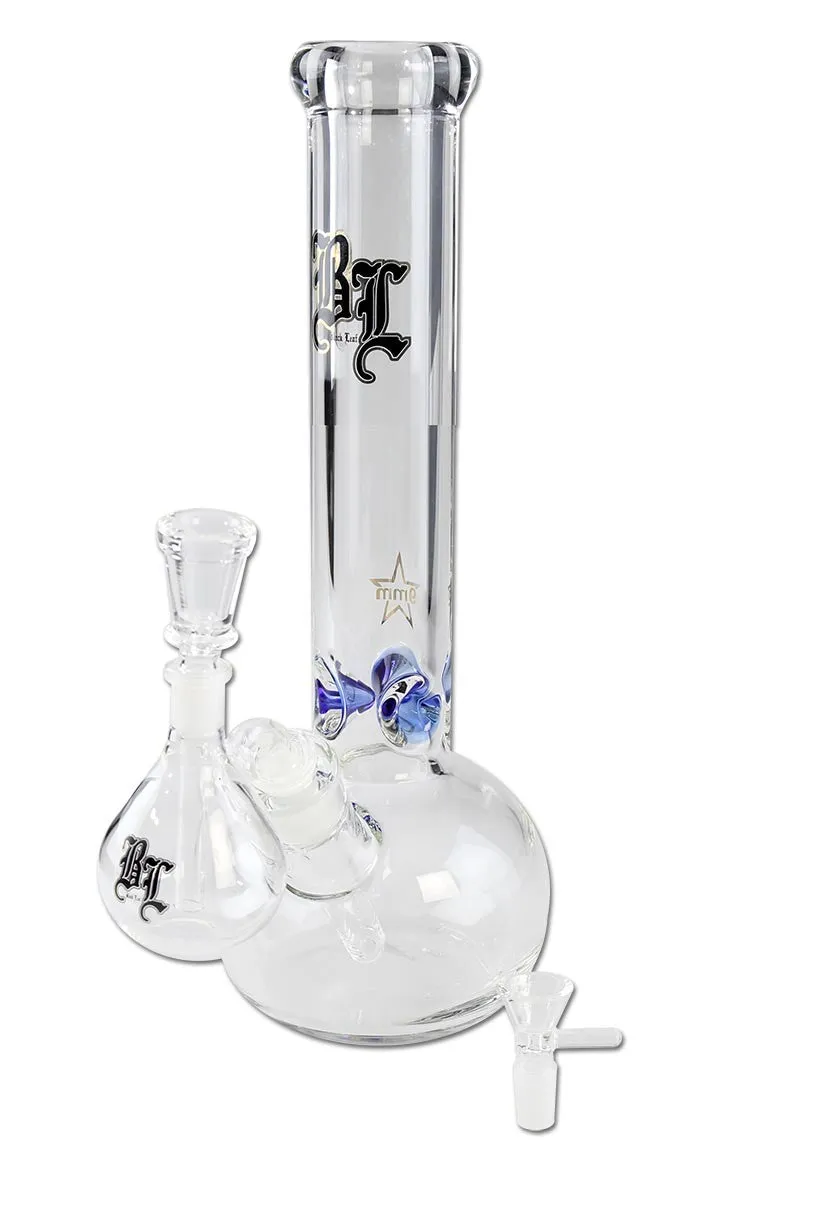 Black Leaf BL Ice Bong bong in vetro 9 mm con precooler