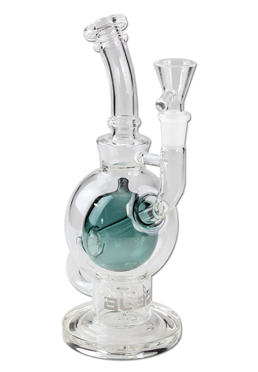 BLAZE GLASS Parafernalia Balloon Bong with Shower Head Perc bong in borosilicato