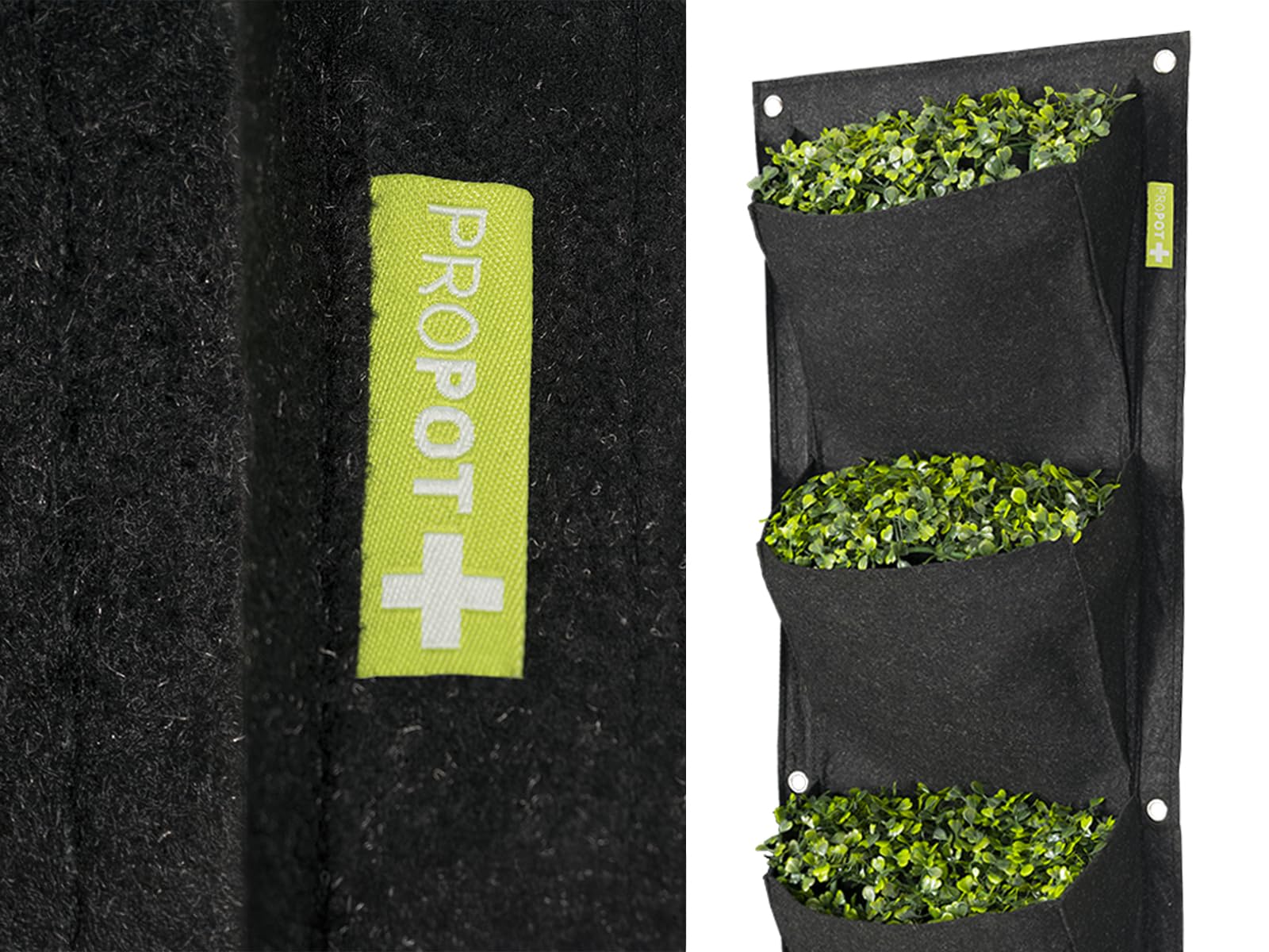 Garden HighPro PROPOT WALL 4 vaso da parete 4 scomparti in PET riciclato
