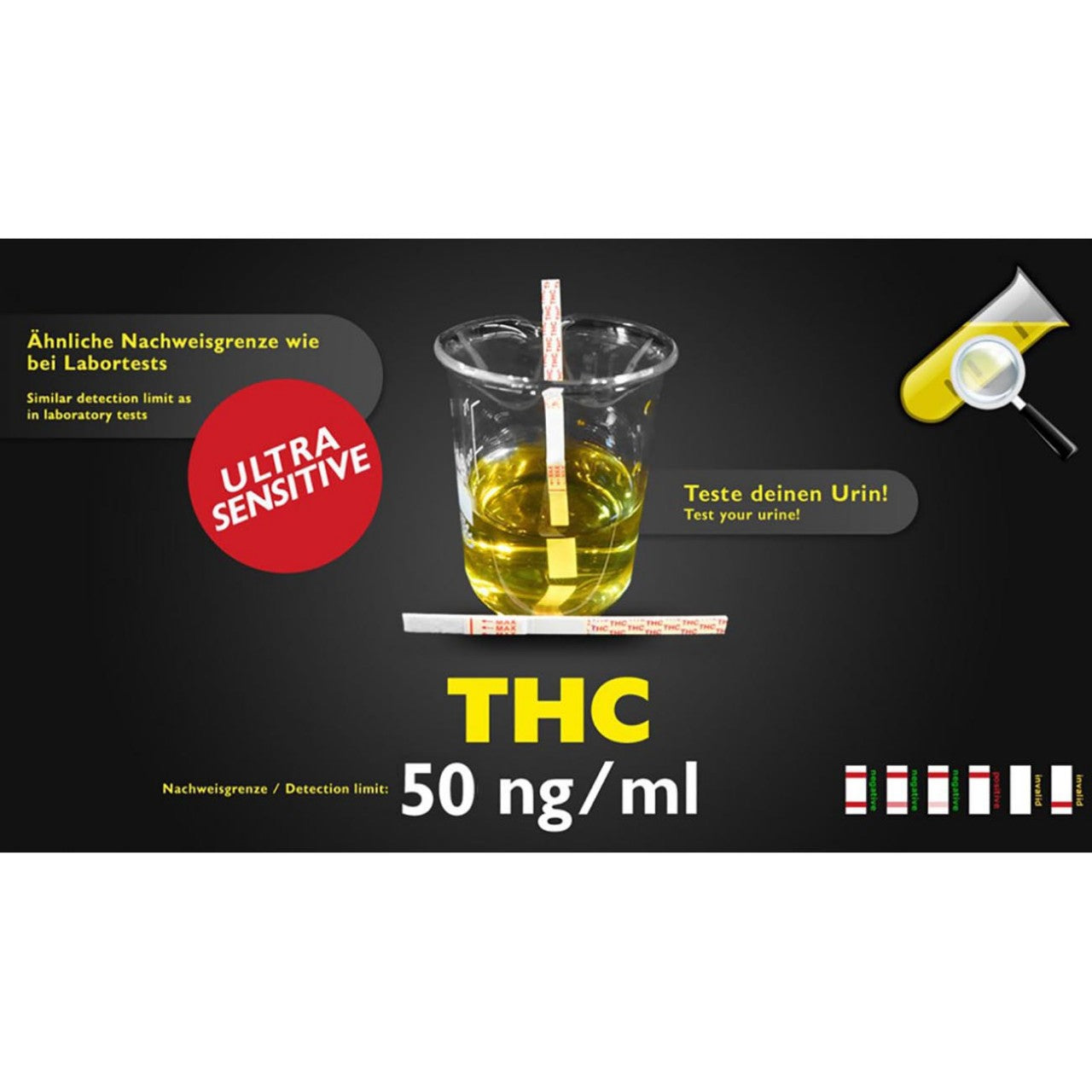 CleanU THC Test Standard 50 ng/ml test urine