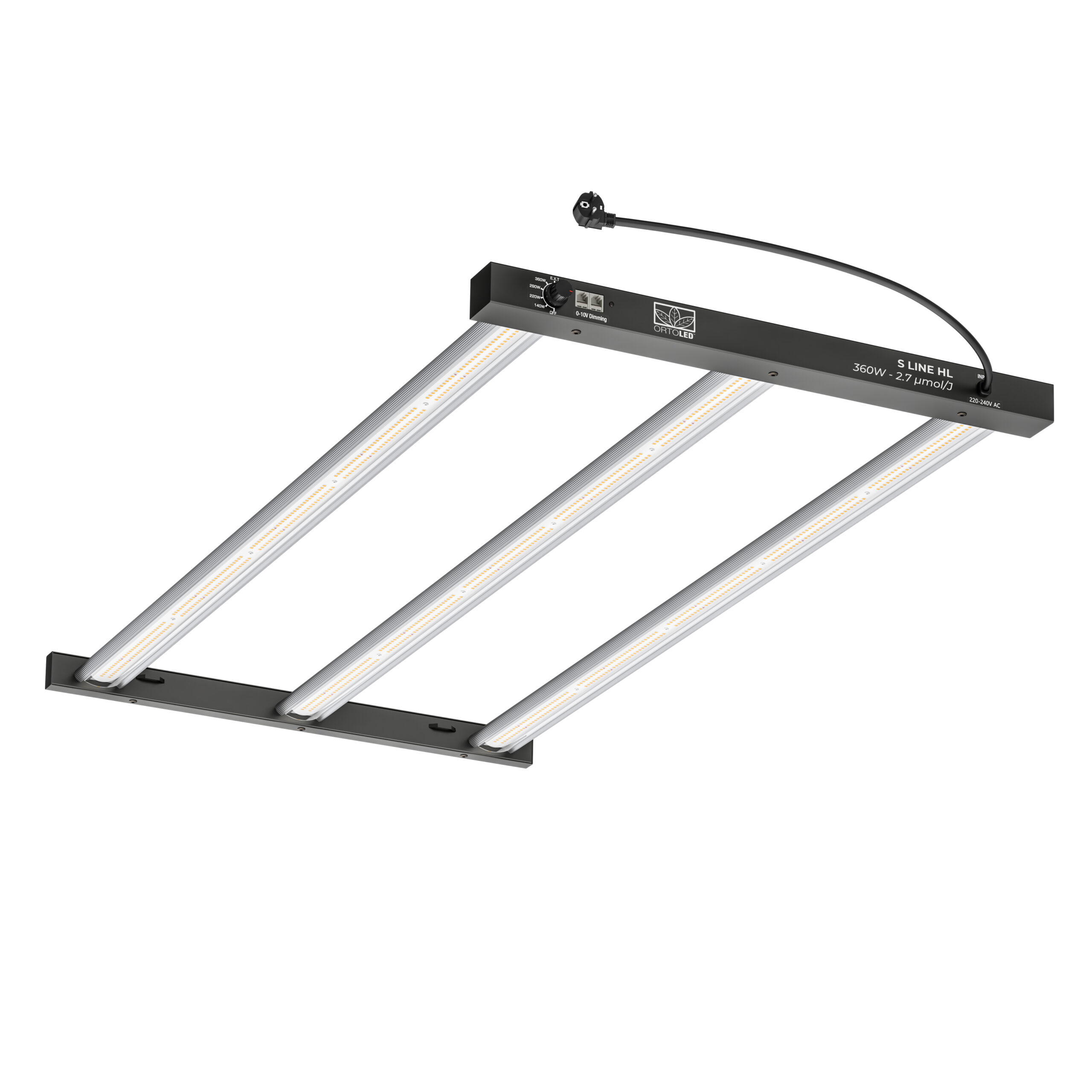 Ortoled S Line HL Bar Light lampada LED 360W 60x120 cm 2,7 µmol/J