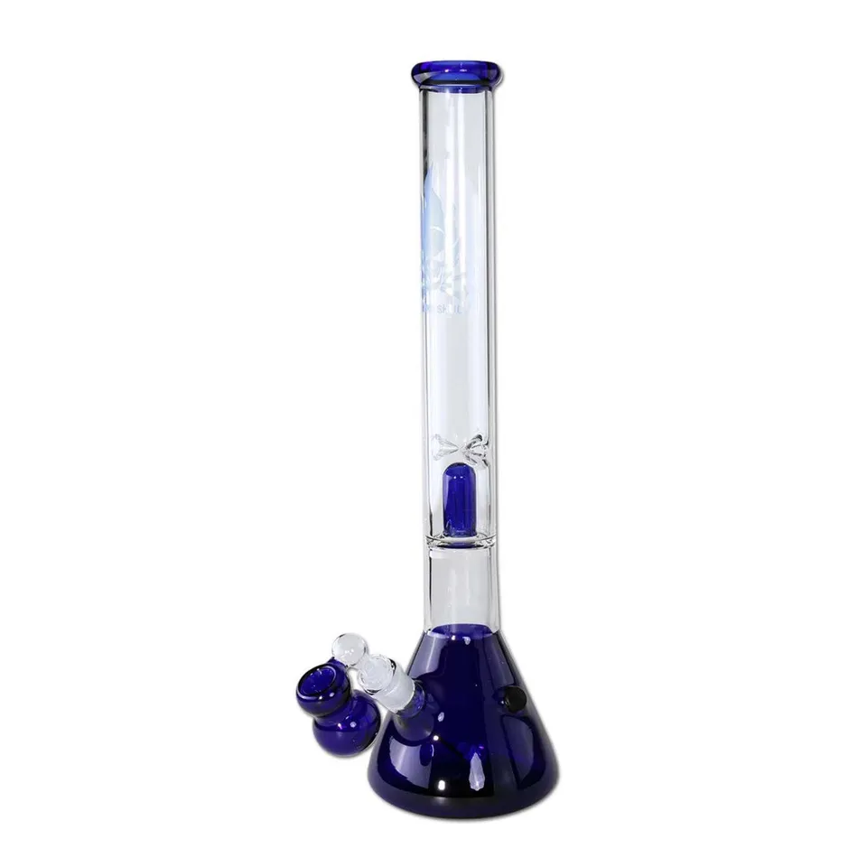 Black Leaf Parafernalia Glass Bong Ice Blue 1xPercolator bong blu