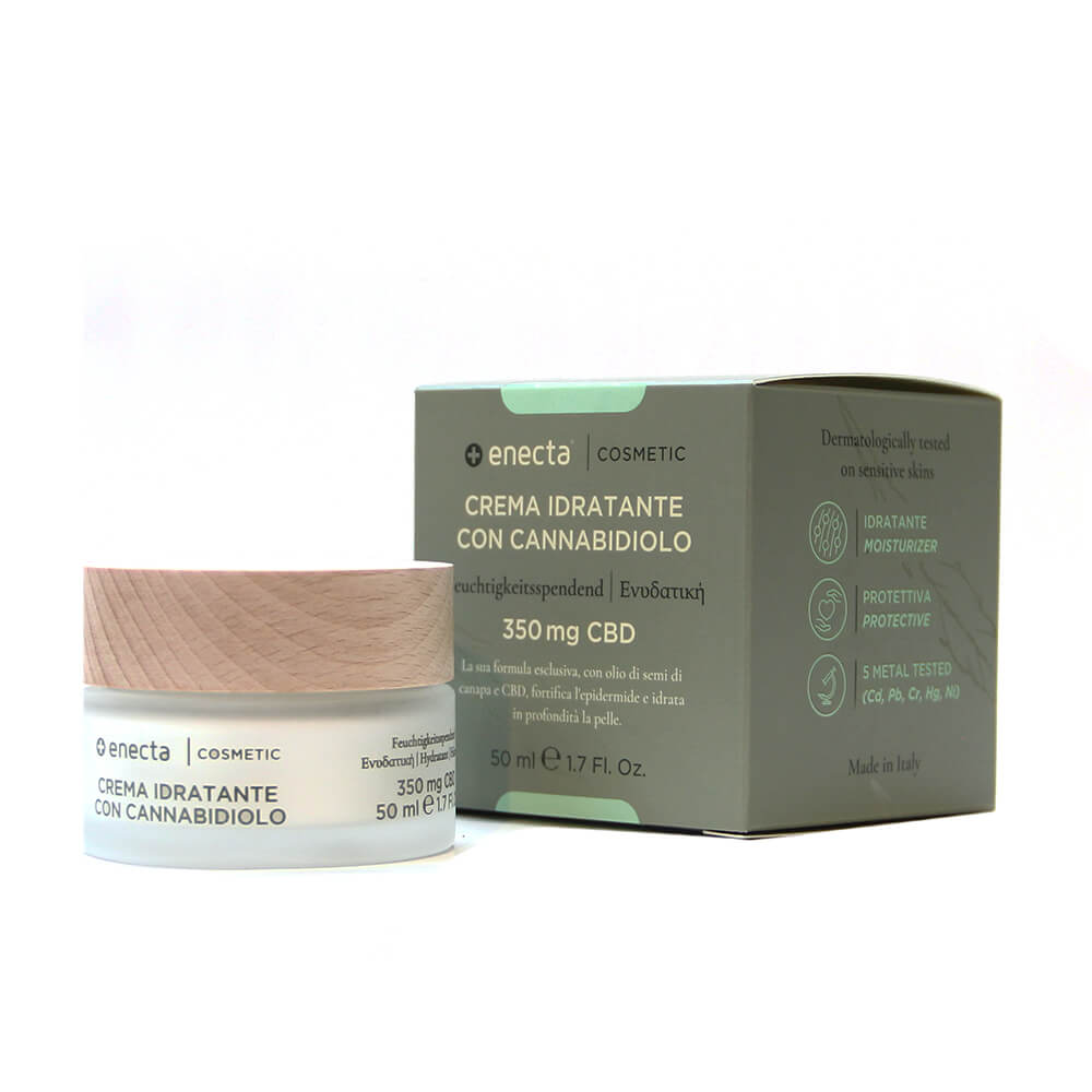 Enecta Cosmesi 350mg CBD Crema idratante (50ml) crema CBD